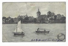 AK Arbon am Bodensee Steinach Egnach Horn   Stempel Schiffspost 1908 RARITÄT