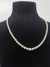 Wunderschöne Akoya Perlenkette mit 585er  Weißgold-verschluss | 14Gramm A1.1