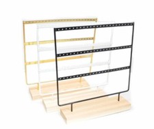 Ohrringständer Ohrring Schmuckständer Ohrstecker Halter Ohrringhalter Schwarz 