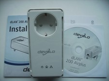 devolo dLAN 200 AVplus, powerline, mit durchgeschleifter Steckdose