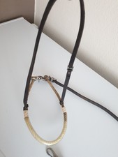 Western Rope Noseband Bosal Stosszü. Nasenriemen ummantelt+ Kopfriemen+Ausbinder