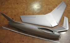 Neu Schreiner F-86 Elektro Impeller Modell Länge 1200 mm SW 1200 mm silber 