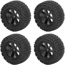 Gummi RC Car Tire Reifen Fit für Tamiya 1/10 Tractor Truck Model Accessory