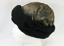 Birka Hut Viking Schwarz & Gold