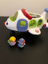  Fisher Price 2005 MATTEL FLUGZEUG mit Little People,Sound Lied und Licht