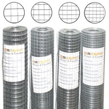 Volierendraht 4eck Voliere Käfig Maschendrahtzaun Gartenzaun Zaun verzinkt