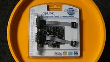 LogiLink 2-Port Serial PCI Express Card Originalverpackt
