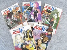 Gundam W neuer mobiler Bericht BETRIEB Roman Komplettset 1-5 Japan Buch KD