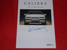 OPEL Calibra "Keke Rosberg Edition" Sondermodell Prospekt Brochure Depliant 1994