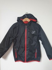 Regenjacke Gr. 110-116 schwarz/rot Crivit