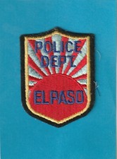 Police Department El Paso, Old Patch Polizei