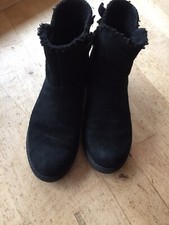 GEOX Wildleder Waterproof Winterstiefel für Mädchen, Gr. 36 in schwarz