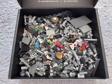 LEGO konvolut 4,4 kg *hellgrau, dunkelgrau, schwarz*