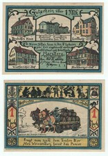 ?MARSBERG 1921: "Deutsches Haus u. andere Lokale", 1 Mark NOTGELD (L 1)