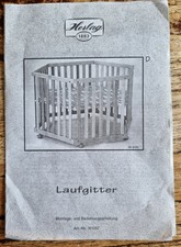 Herlag Laufstall 6 eckig / Laufgitter - höhenverstellbar