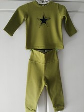 Set Hose, Pullover, Mütze angeraut warm Gr.74 Handmade