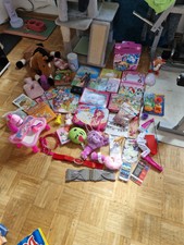 Spielesammlung Kinder Mädchen ca.50 Teile Puzzles Pferd Spielzeug Bücher 