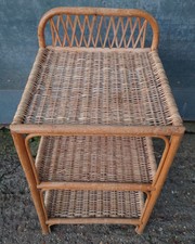 Rattan & Bambus Bad/Schlafzimmer Schrank Ständer Beistelltisch