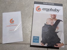Ergobaby Regenabdeckung schwarz, gebraucht guter Zustand, für Ergobaby Träger