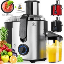KESSER® Entsafter Saftpresse Edelstahl 1100W 85mm Presse Obstpresse Saft Juicer