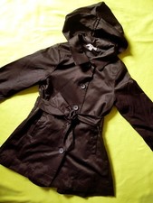 Jacke Gr.104/110 Mädchen Herbst NEU ohne Etikett ♥ Mantel schwarz Repetto edel