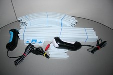 Autoworld Fahrbahnteile Schnee Effekt: Kurve, Geraden, Anschlußstück und Regler