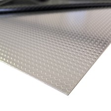 Edelstahl Blech Zuschnitte Raute gewalzt 1,0mm Metall Blechzuschnitte nach Maß