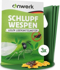 Schlupfwespen gegen Lebensmittelmotten 11 Varianten x 3 Lieferungen Mottenschutz