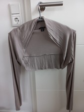Bolero Bolerojäckchen Von Amisu Gr M 38 Grau Braun