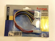 hama – 00041735 Stromverteilerkabel 5,25" Stecker an 2 x 5,25" Kupplung – OVP!
