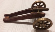  Miniatur Metall  Kanone für Setzkasten Sammlung Deko Zinnfiguren Eigenbau? 