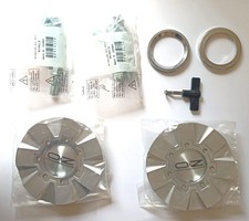 2x OZ Nabenkappen Kappe M635 Titan