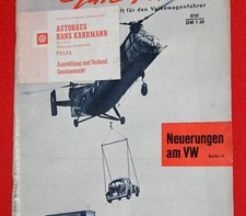 Gute Fahrt 1961 08 VW Karmann Ghia Cabrio WERBUNG! der 62er Käfer Petri Lenkrad