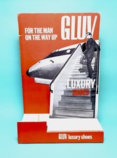 Gluv Luxus Schuhe Vintage Display Ständer 1960s Original a4 Size Höhle Stück