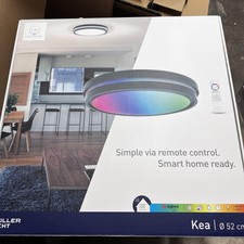 Müller Licht LED-Deckenleuchte „Kea tint“ Weiß u. RGB, Ø 52 cm Zigbee Smart Neu