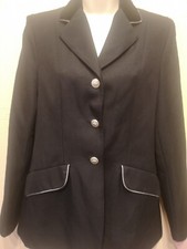 36" - Erwachsene Polyester schwarz Equi Theme SHOW EVENT Reiten Jacke