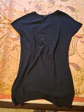 Drykorn Strickkleid Gr. M Cotton Cashmere dunkelblau kurzarm wie neu wunderschön