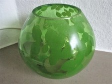 Ikea KNUBBIG Tischlampe Tischleuchte Kugel Glas klein grün 11 cm m. Leuchtmittel