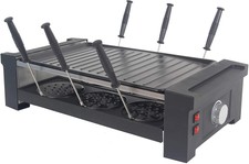 Raclette Grill Pizza 3 in 1 8 Pfännchen 6 Pizzaheber Emerio  RG-121295 (1)