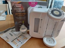 Tommee Tippee Perfect Prep Tag & Nacht Flasche Maker Maschine Weiß + Filter