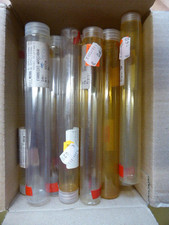 20 Knopfröhrchen, Basteln, Aufbewahrung Perlen Knöpfe