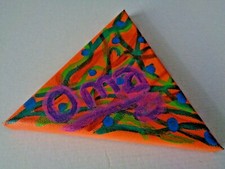 Schönes Bild gemalt auf Keilrahmen  Selbstgemalt  Dreieck 