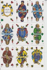 Leipzig im Barock DDR Skat besondere Motive wie neu,VEB Altenburg,OV,Post € 1,60