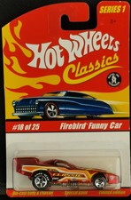 HOT WHEELS Classics Serie 1 - Firebird Funny Car, #18/25, Rotmetallic, in OVP