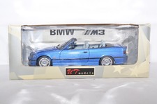 BMW 3er M3 E36 CABRIO BLUE METALLIC 1:18 UT-MODELS 20472 VERY RARE