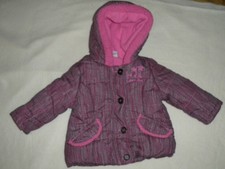 schöne dicke Winterjacke mit Kapuze und Fleece für Mädchen in Gr.74 Topomini