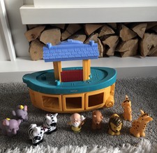 Fisher Price Little People Arche Spielset mit Tieren und Figur-unvollständig