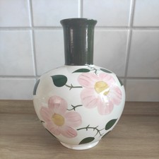 Villeroy Boch WILDROSE Blumenvase Handmalerei 