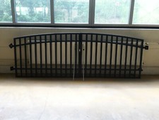 Doppelflügeltor Schiebetor Doppeltor Gartentor Metalltor Gartenzaun  Metallzaun 