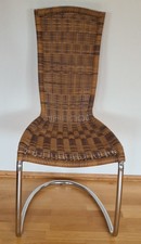 küchenstühle 4er set rattanoptik Schwingstühle